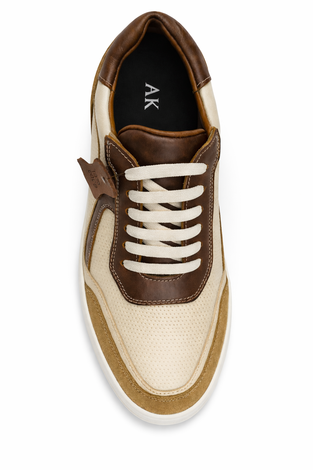 TENIS PIEL BEIGE
