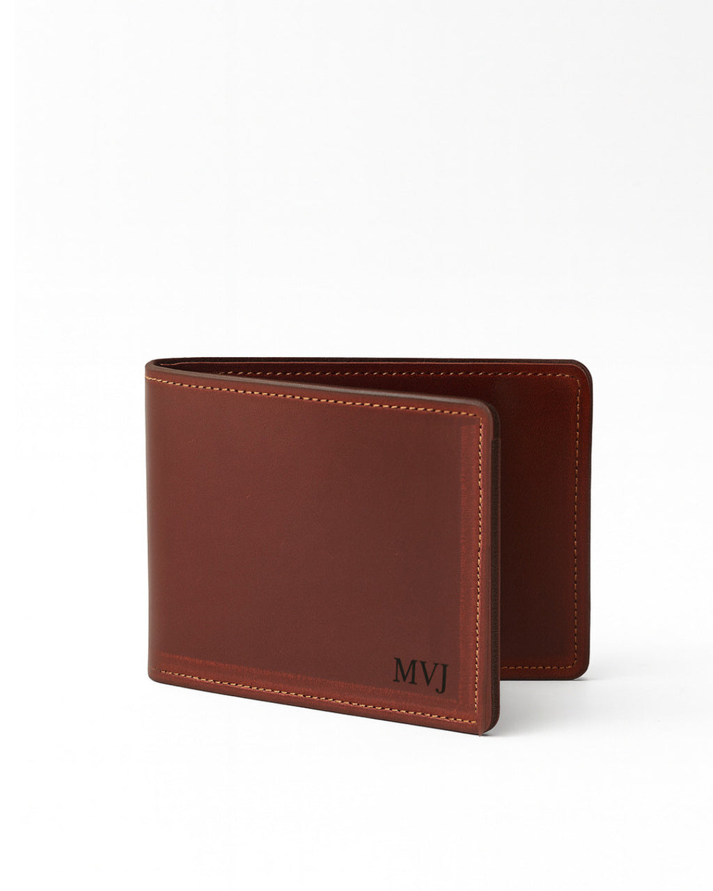 Cartera Piel Red Brown