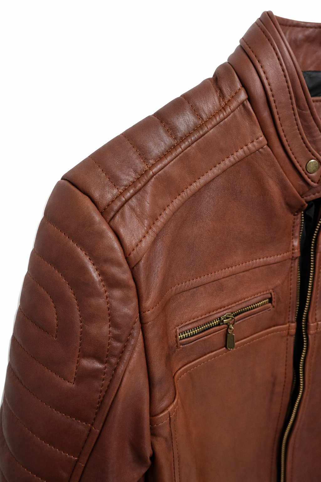 Chamarra de hombre piel