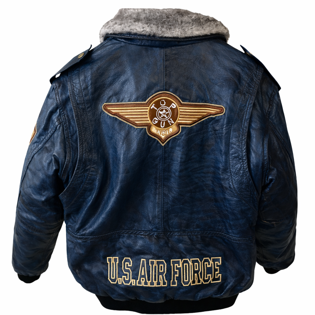 CHAQUETA DE CUERO TOP GUN