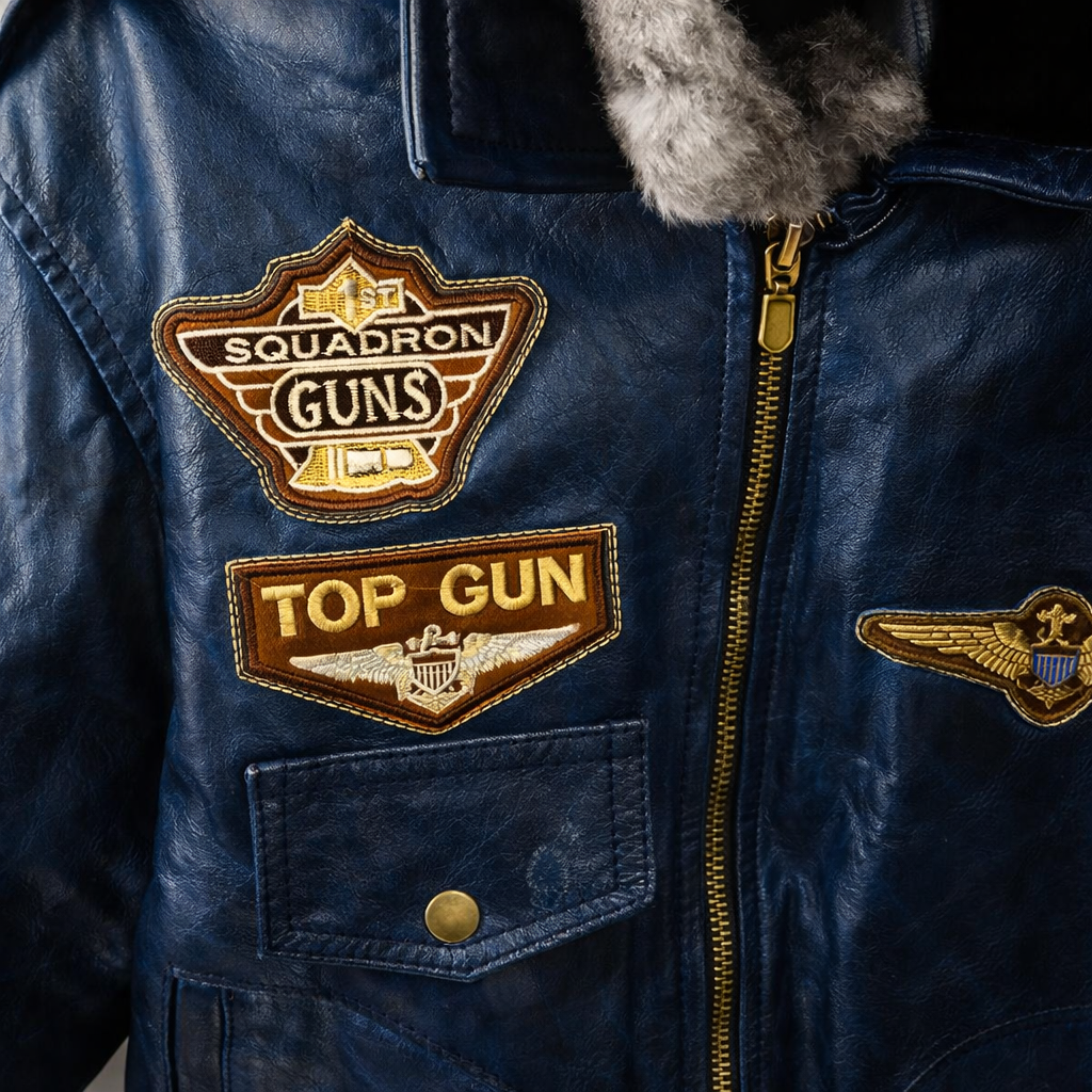 CHAQUETA DE CUERO TOP GUN